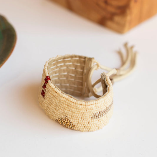 Handmade Pembatu Beaded Cuff