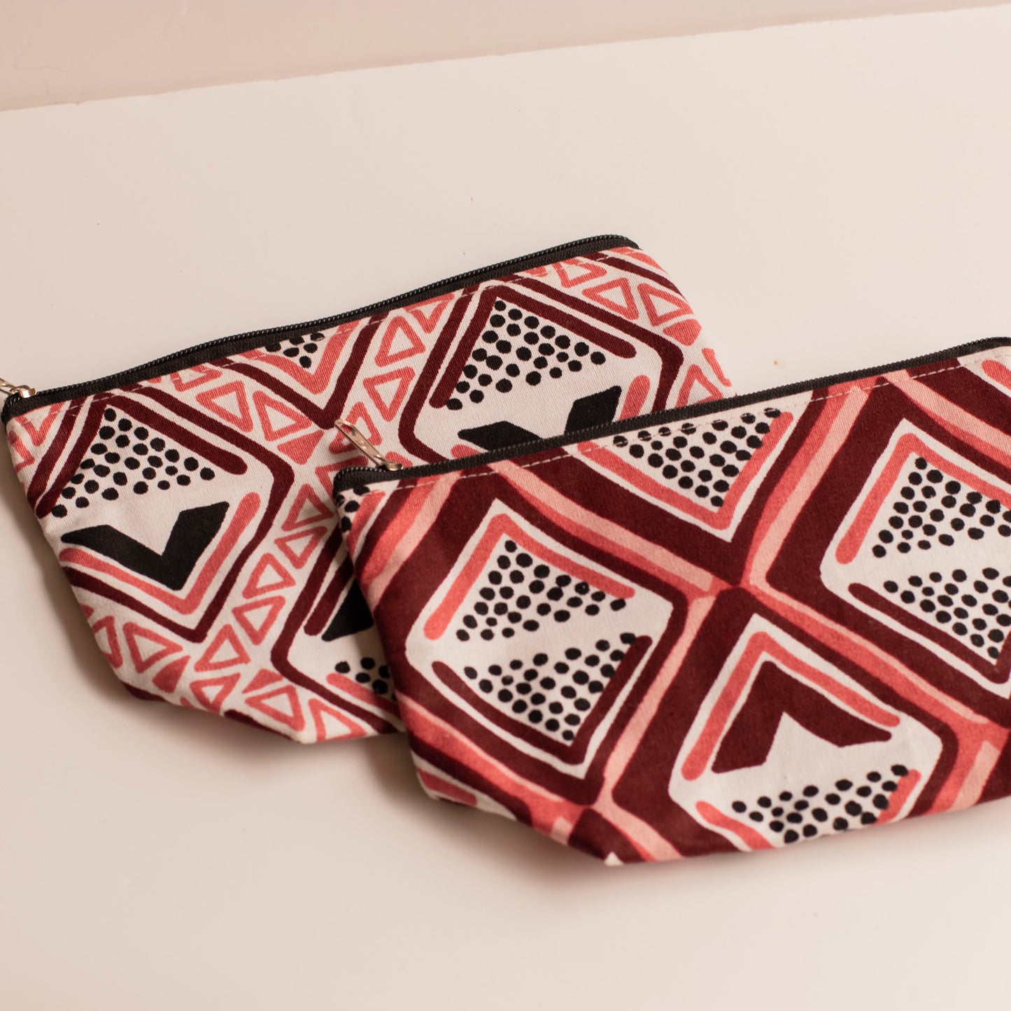 Geometric African Print Purse