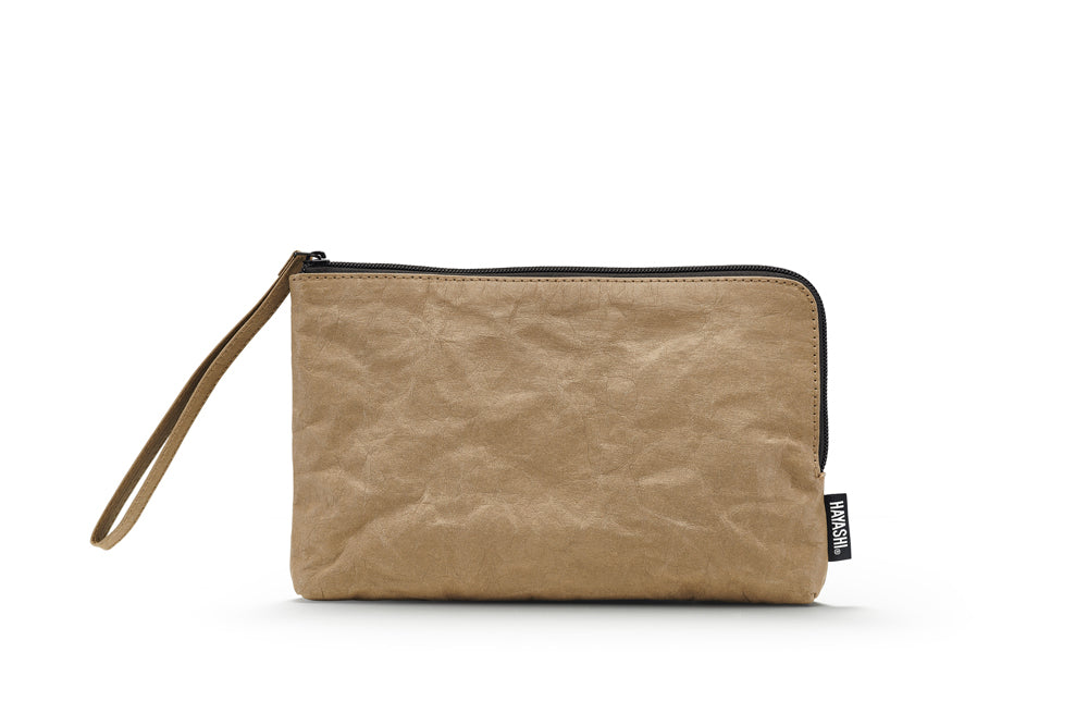 Recycled Paper Tidy Pouch, Khaki
