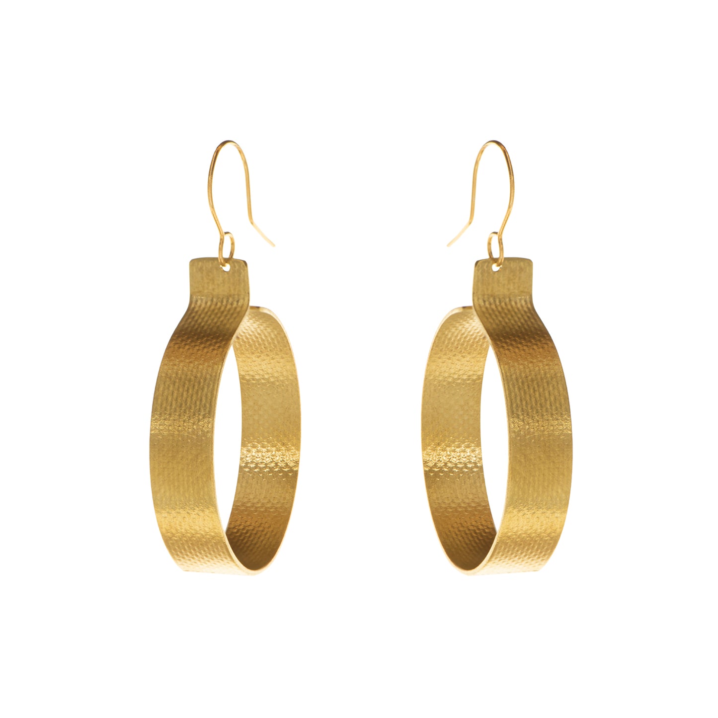 Handmade Maya Hoop Earrings