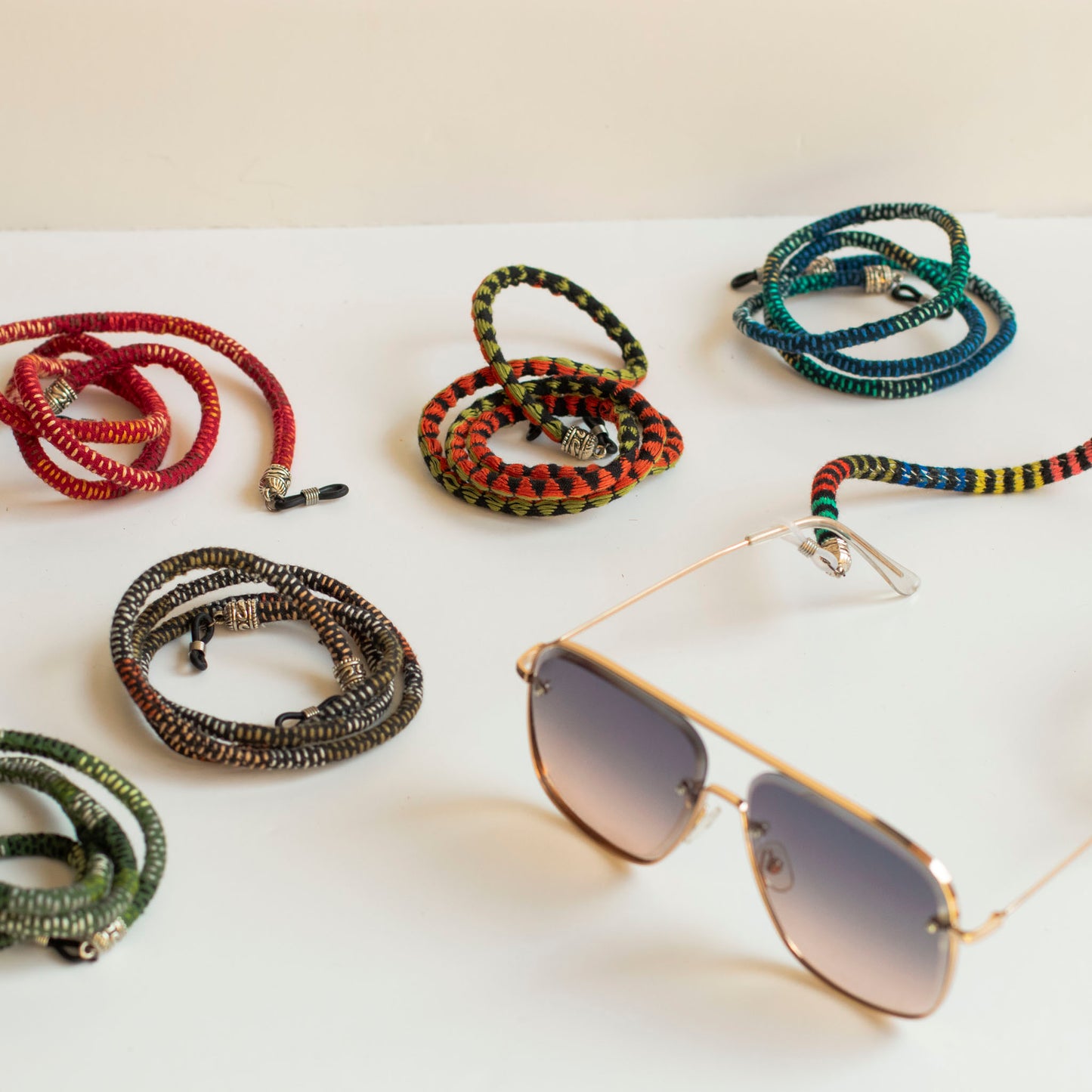 Handwoven Glasses Rope Holder