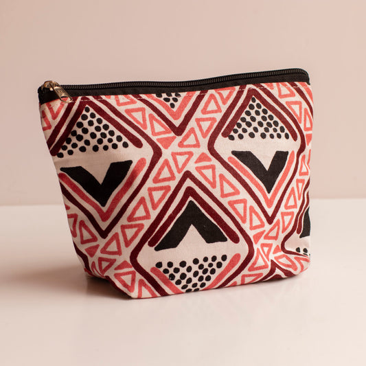 Geometric African Print Purse