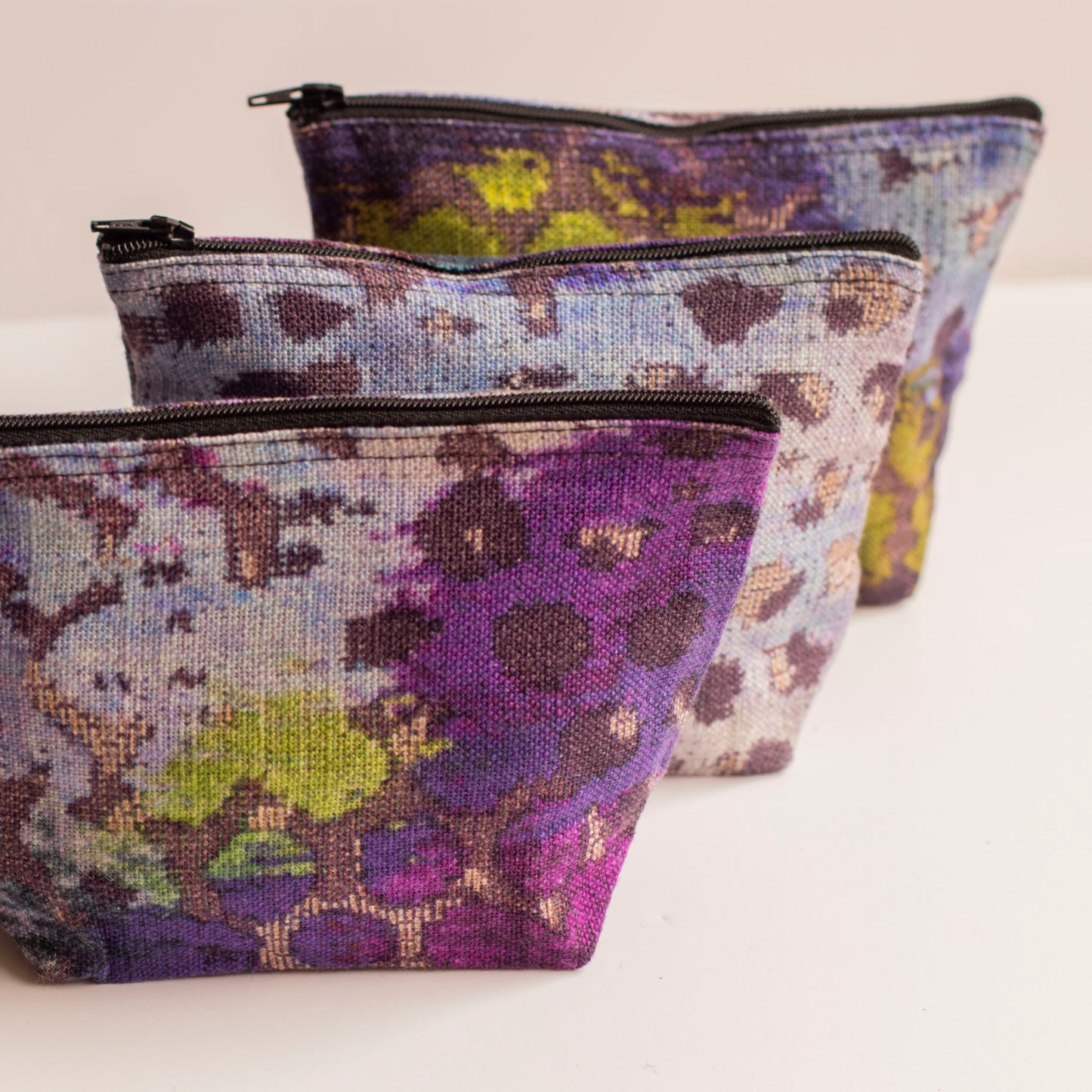 Purple Mix Print Purse