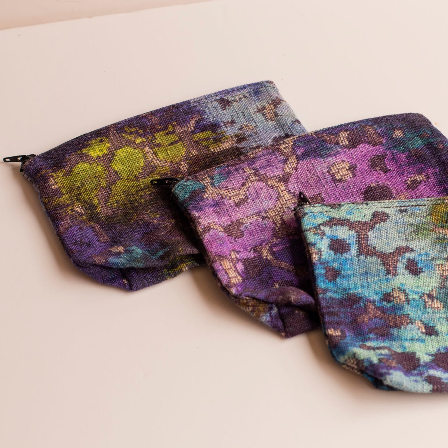 Purple Mix Print Purse