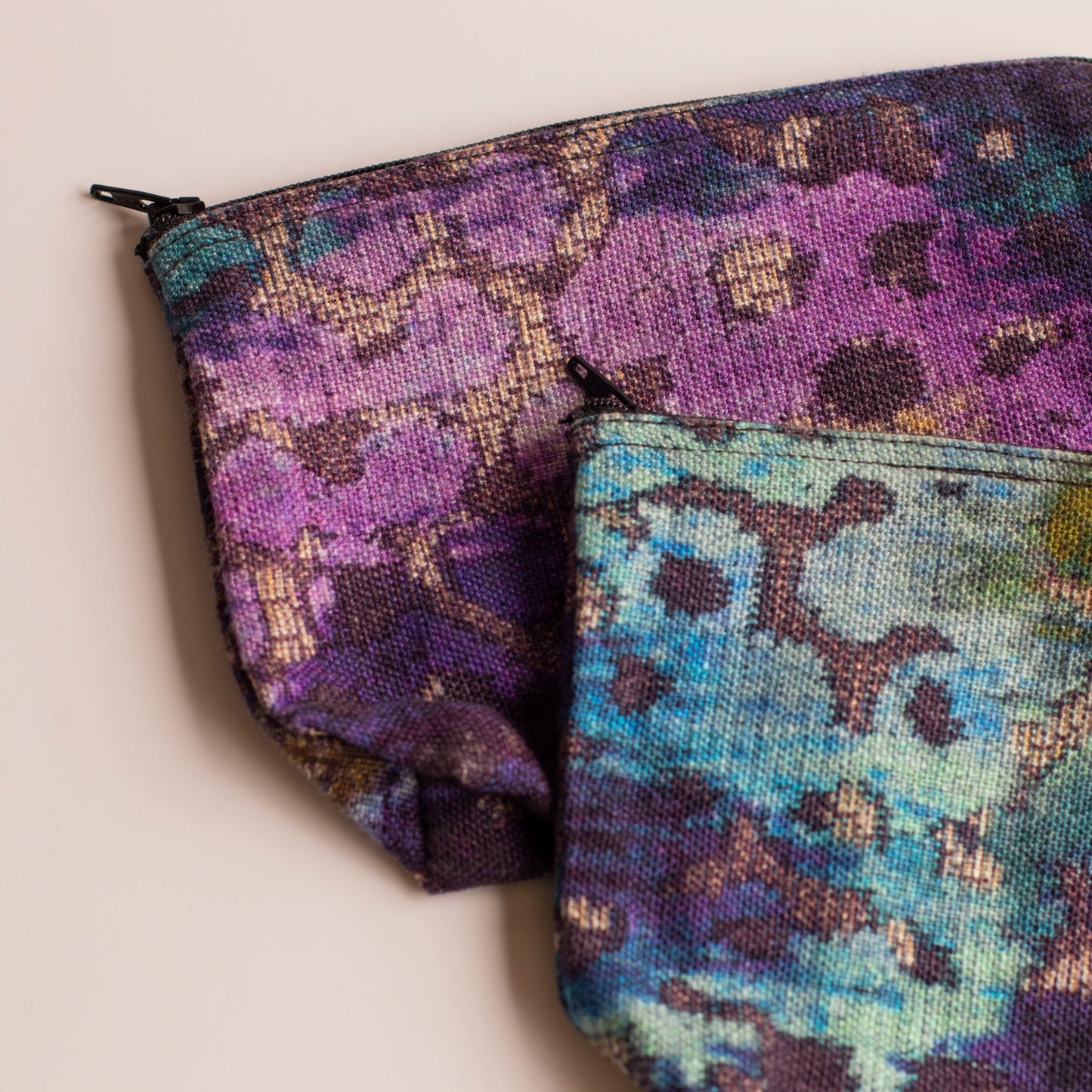 Purple Mix Print Purse