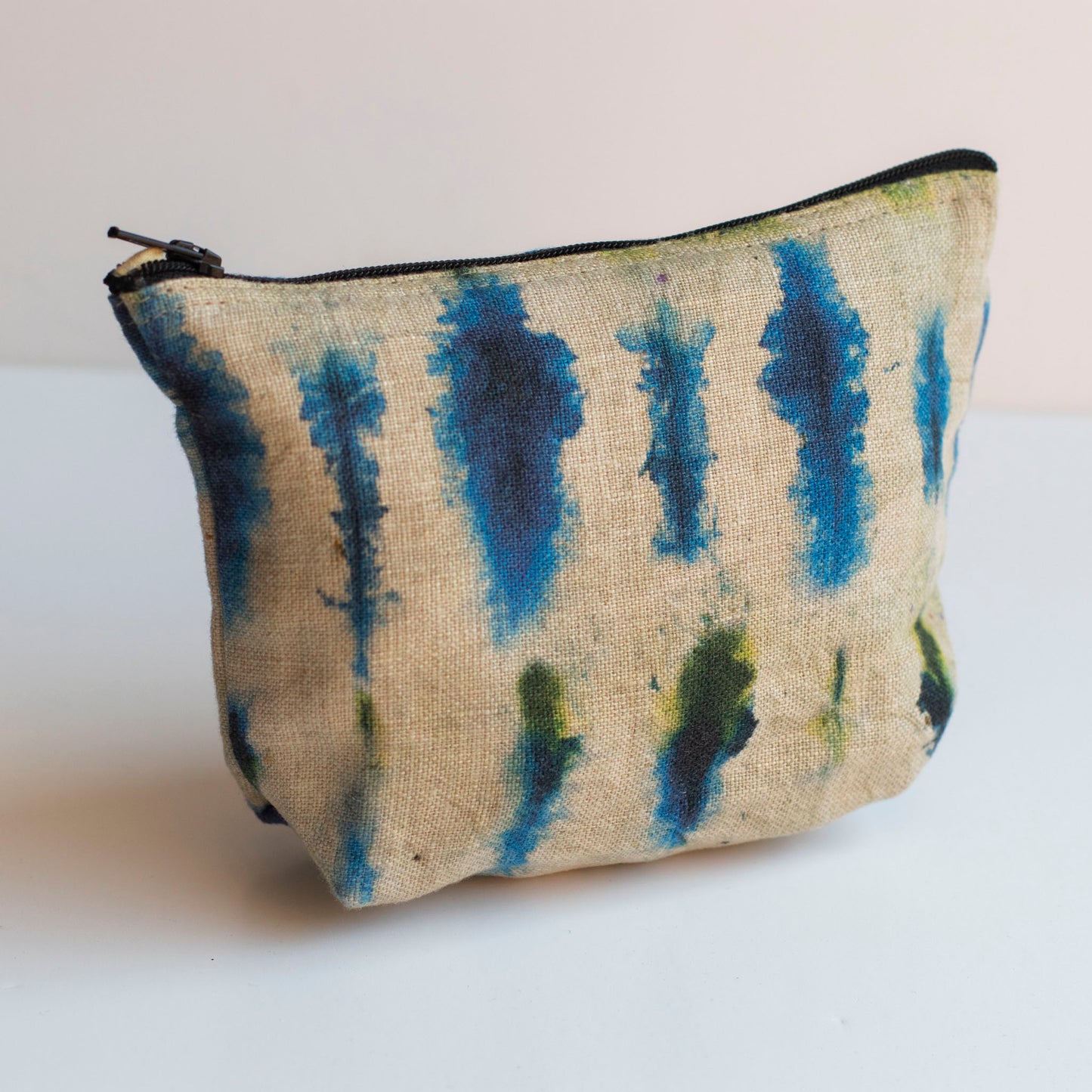Tie-Dye Lines Print Purse