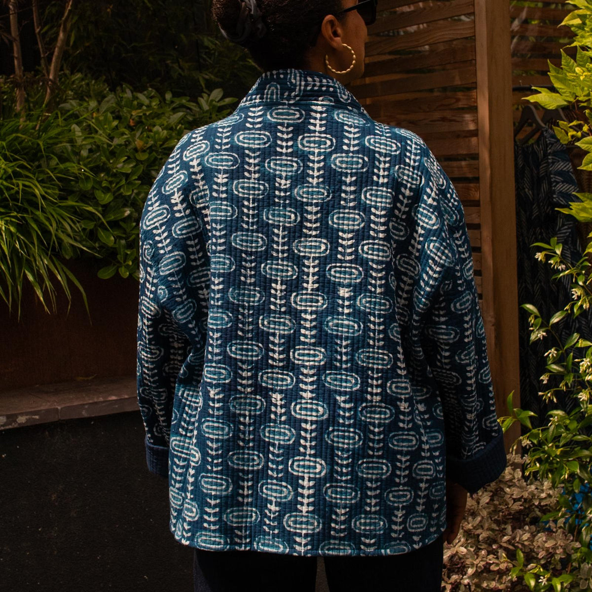 Reversible Blockprint Jacket