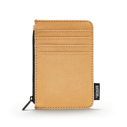 Recycled Paper Card Case, Tan