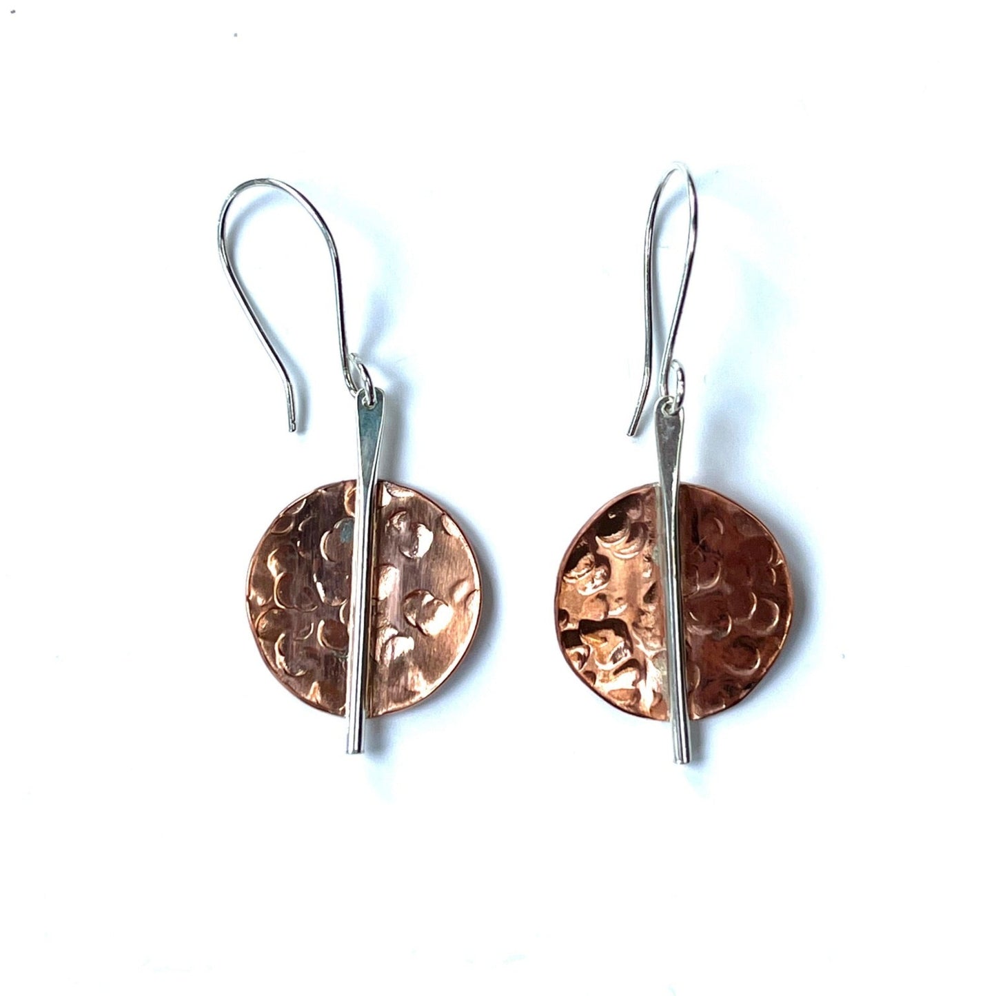 Silver & Copper Earrings