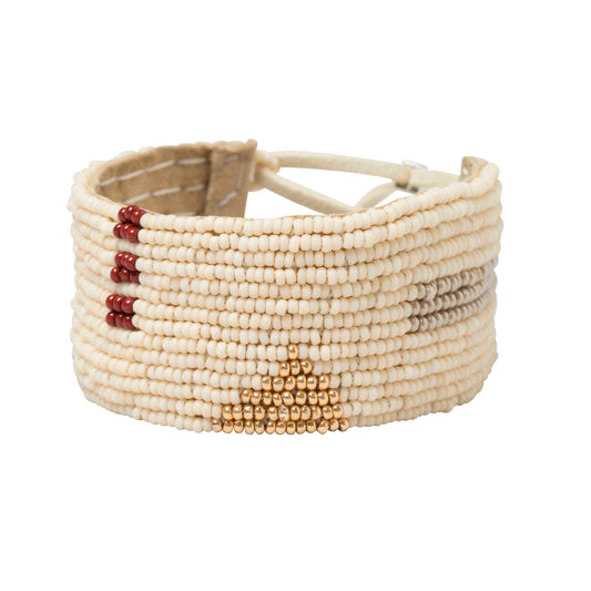 Handmade Pembatu Beaded Cuff